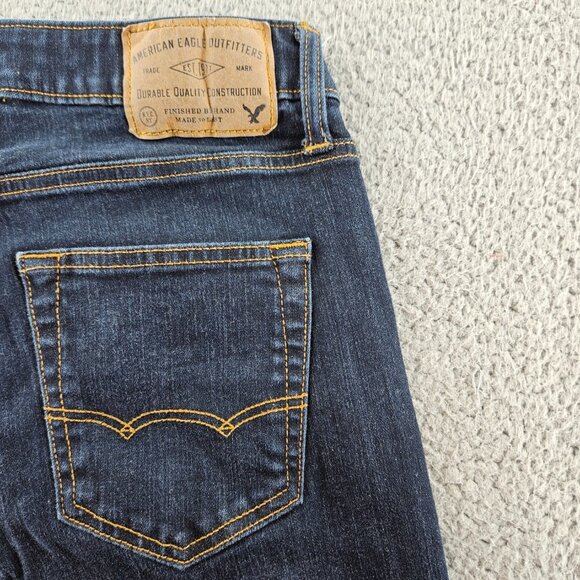 American Eagle Jeans Mens 29x32 Blue Slim Straight Extreme Flex Stretch - Picture 16 of 16